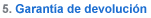 Garantía de devolución